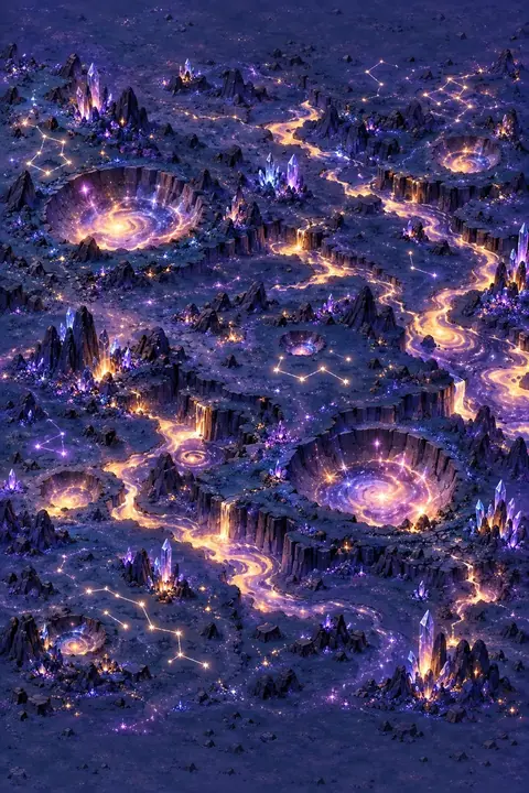 The Comet Fields, a region of the Adventure map