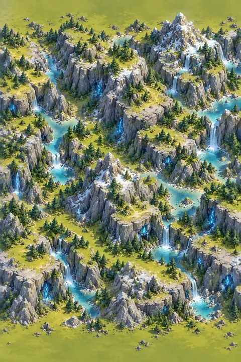 The Storm Peaks, a region of the Adventure map