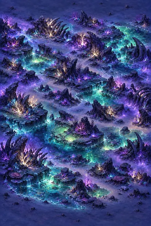The Void Reef, a region of the Adventure map