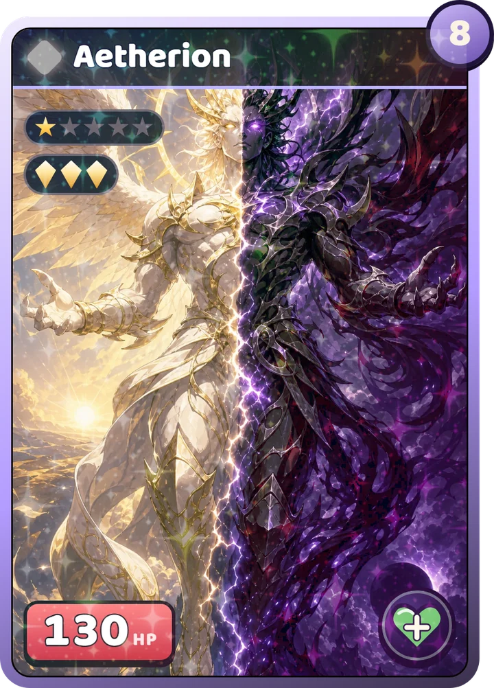The Aetherion card as it appears in the game