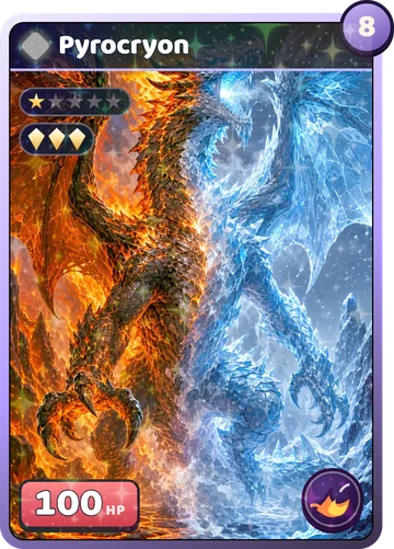 Pyrocryon: The Pyrocryon card, as drawn by the game