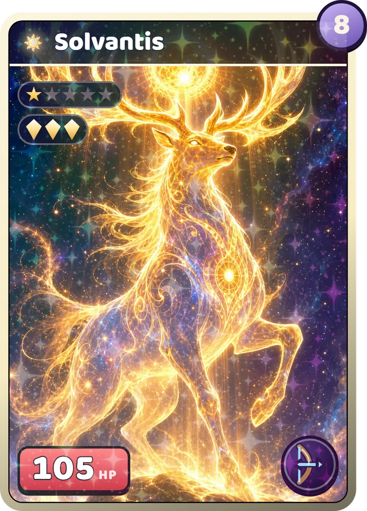 The Solvantis card as it appears in the game